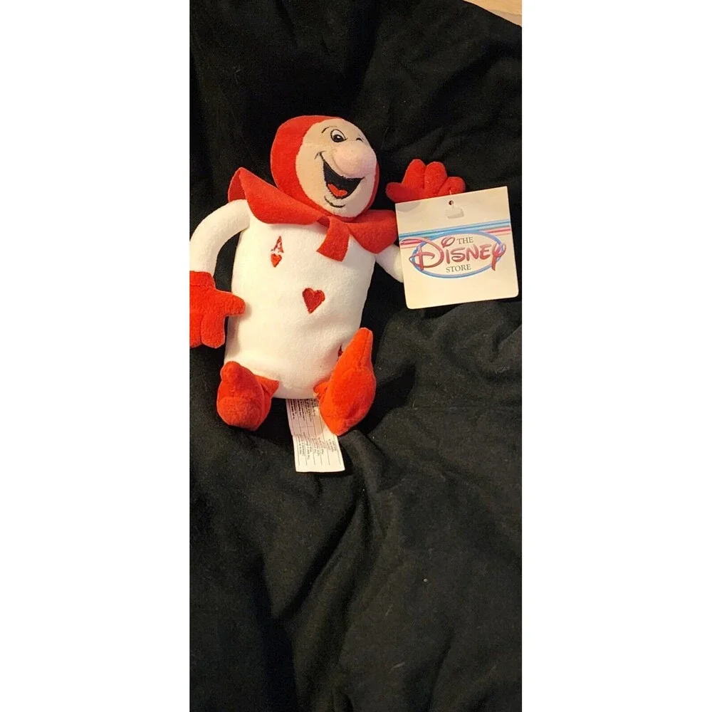 Disney Store Ace of Hearts Card Bean Bag Plush 8